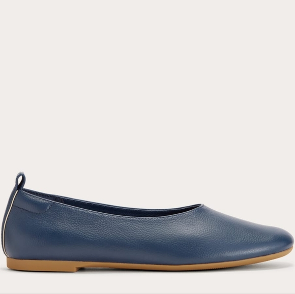 Everlane The Day Glove Ballet Flats In Navy Blue - Picture 1 of 5